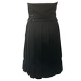 Load image into Gallery viewer, Comme des Garcons Black Wool High Waisted Pleated Skirt
