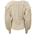 Load image into Gallery viewer, Ulla Johnson Ivory Wool Long Sleeve Sweater
