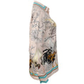 Load image into Gallery viewer, Roberto Cavalli Pink / Aqua Silk Printed Blouse
