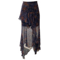 Load image into Gallery viewer, Veronica Beard Paisley Silk Trixie Asymmetrical Skirt

