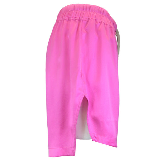 Rick Owens Hot Pink 2023 Silk Satin Shorts