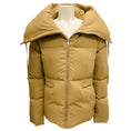 Load image into Gallery viewer, Malej Cinnamon Quilted Full Zip Puffer Jacket
