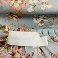 Load image into Gallery viewer, Zimmermann Slate Blue Multi Floral and Paisley Printed Cold Shoulder Cotton Top
