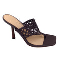 Load image into Gallery viewer, Veronica Beard Brown Woven Leather High Heeled Sandals
