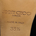 Load image into Gallery viewer, Jimmy Choo Black Patent Leather Open Toe Pumps
