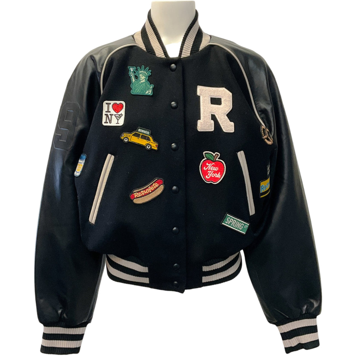 Retrofête New York Patch Varsity Jacket
