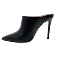 Load image into Gallery viewer, Gianvito Rossi Black Leather Nova Mules
