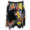 Load image into Gallery viewer, Zimmermann Black / Yellow Multi Floral Silk Skirt
