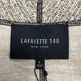 Load image into Gallery viewer, Lafayette 148 New York Raffia Multi Fringed Tweed Open Jacket
