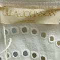 Load image into Gallery viewer, Ulla Johnson Pristine White Olga Flutter Sleeve Eyelet Midi Dress
