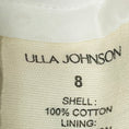 Load image into Gallery viewer, Ulla Johnson Pristine White Olga Flutter Sleeve Eyelet Midi Dress

