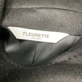 Load image into Gallery viewer, Fleurette Black Button-Front Cashmere Coat
