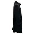 Load image into Gallery viewer, Fleurette Black Button-Front Cashmere Coat
