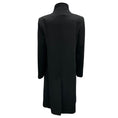 Load image into Gallery viewer, Fleurette Black Button-Front Cashmere Coat
