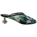 Load image into Gallery viewer, Loewe Green Hibiscus Sequined Toy Mules
