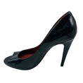 Load image into Gallery viewer, Bottega Veneta Black Patent Leather Open Toe Pumps

