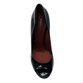 Load image into Gallery viewer, Bottega Veneta Black Patent Leather Open Toe Pumps
