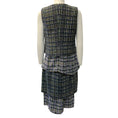Load image into Gallery viewer, Marni Purple / Black Wool / Silk Top and Skirt Set
