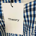 Load image into Gallery viewer, Theory Blue Multi Dillon Plaid Phyly Midi Dress
