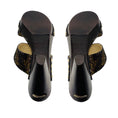 Load image into Gallery viewer, Jimmy Choo Metallic Multi Snake Print Wooden Heel Sandals
