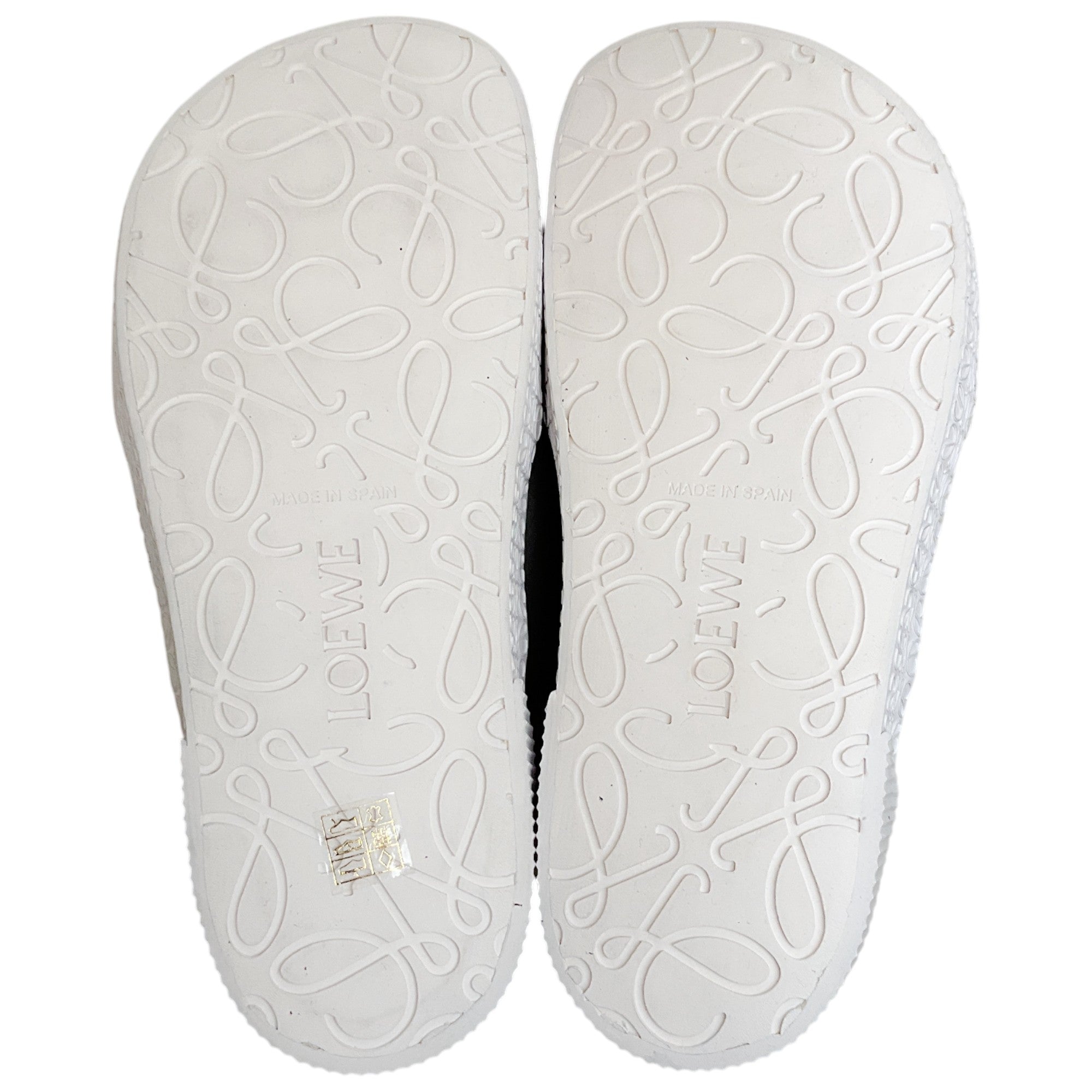 Loewe Black Suede Lace Up Sneakers