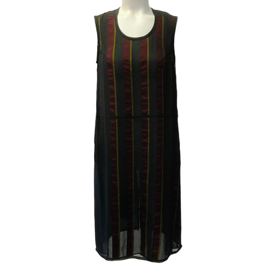 Comme des Garcons Black Multi Stripe Sleeveless Dress
