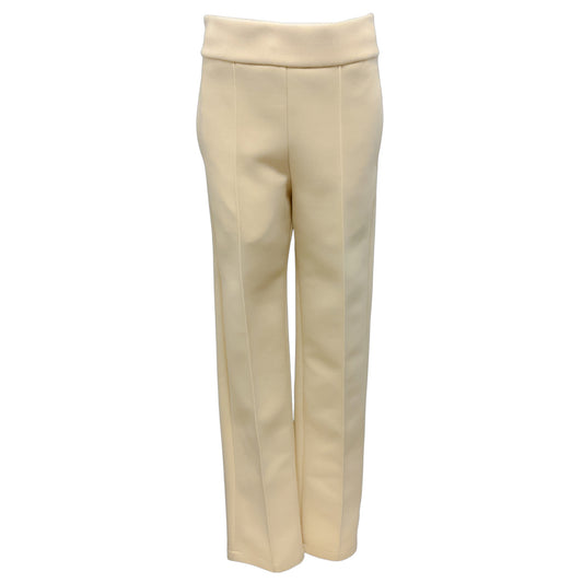 Ferragamo Ivory Drawstring Jogger Pants