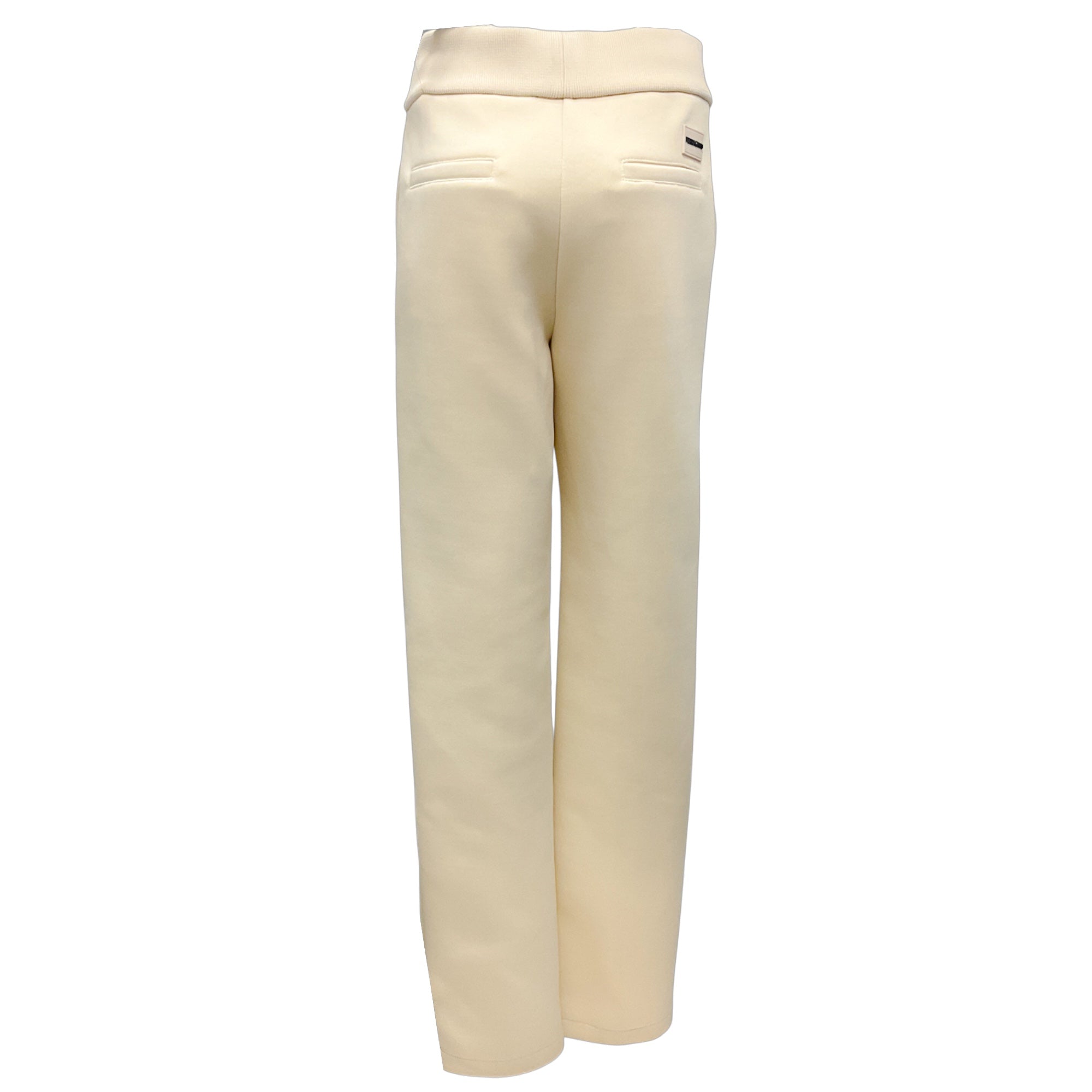 Ferragamo Ivory Drawstring Jogger Pants