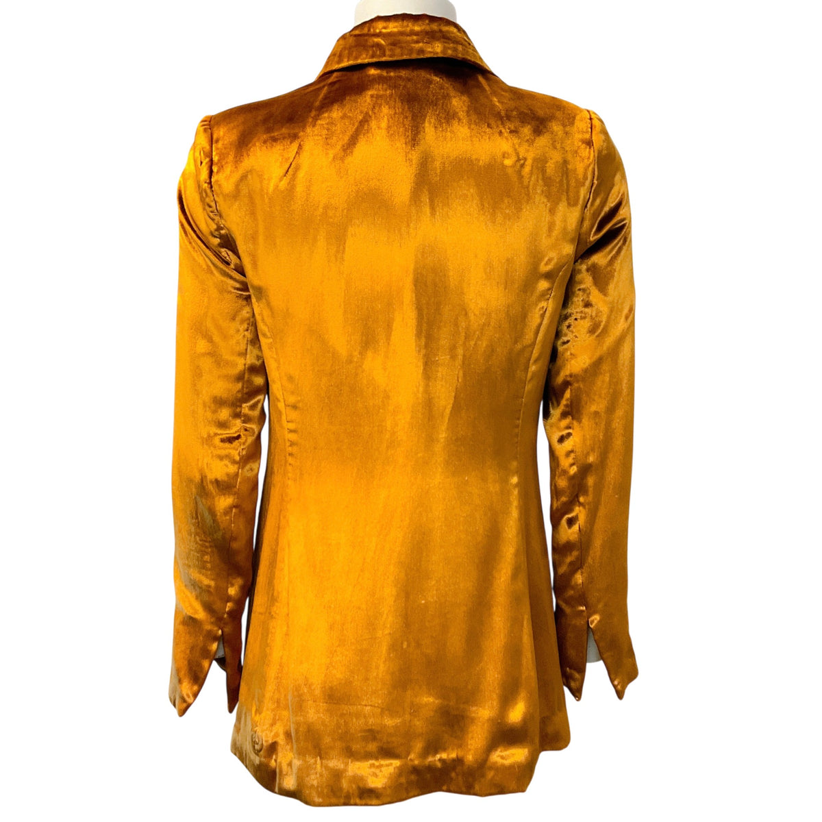 Cult Gaia Gold Velvet Bilba Blazer