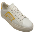 Load image into Gallery viewer, Santoni White / Yellow DBS6 Low Top Sneakers
