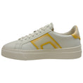Load image into Gallery viewer, Santoni White / Yellow DBS6 Low Top Sneakers
