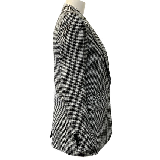 The Kooples Black / White Houndstooth Blazer