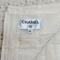 Load image into Gallery viewer, Chanel Ivory Tweed Skirt with Gold
