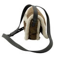 Load image into Gallery viewer, Brunello Cucinelli Brown / Cream Monili Bead Embellished Lamb Shearling Handbag
