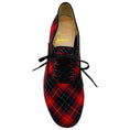 Load image into Gallery viewer, Christian Louboutin Red Tartan Fred Oxfords
