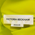 Load image into Gallery viewer, Victoria Beckham Lime Green Lace Trimmed Satin Slip Maxi Dress
