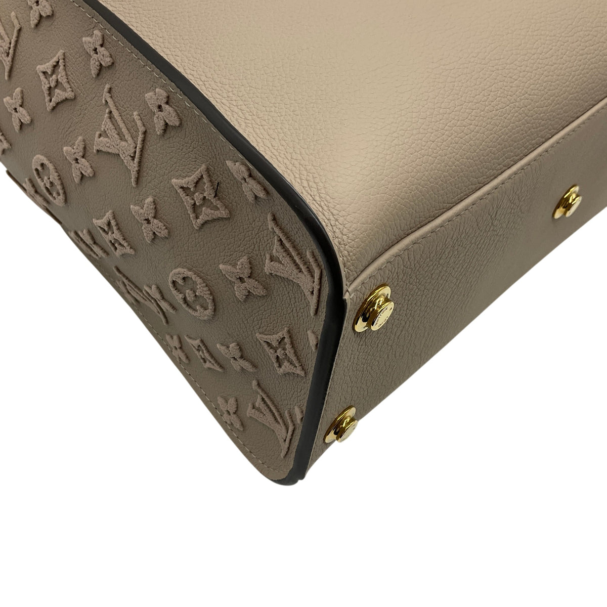Louis Vuitton Taupe / Ivory On My Side MM Bag