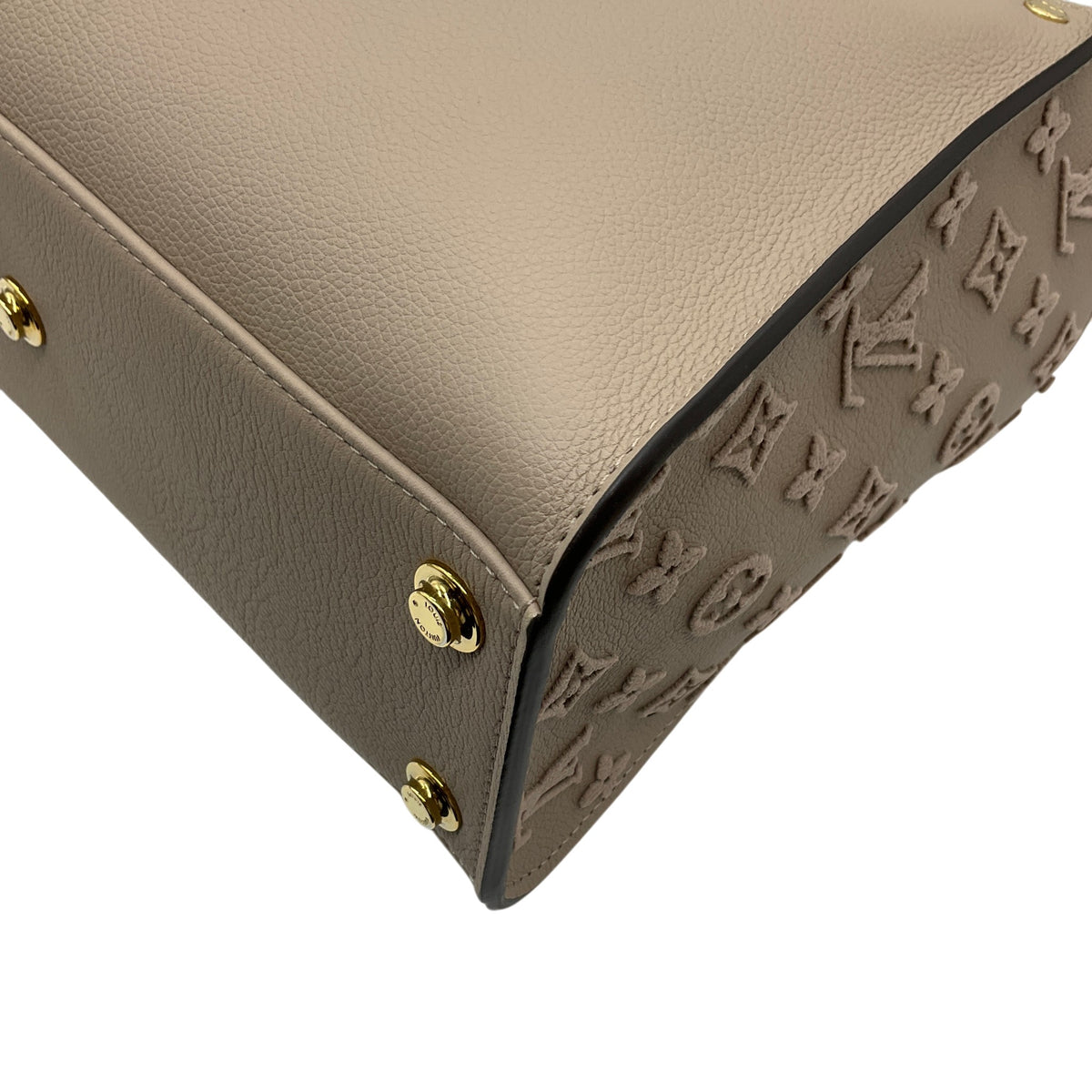 Louis Vuitton Taupe / Ivory On My Side MM Bag