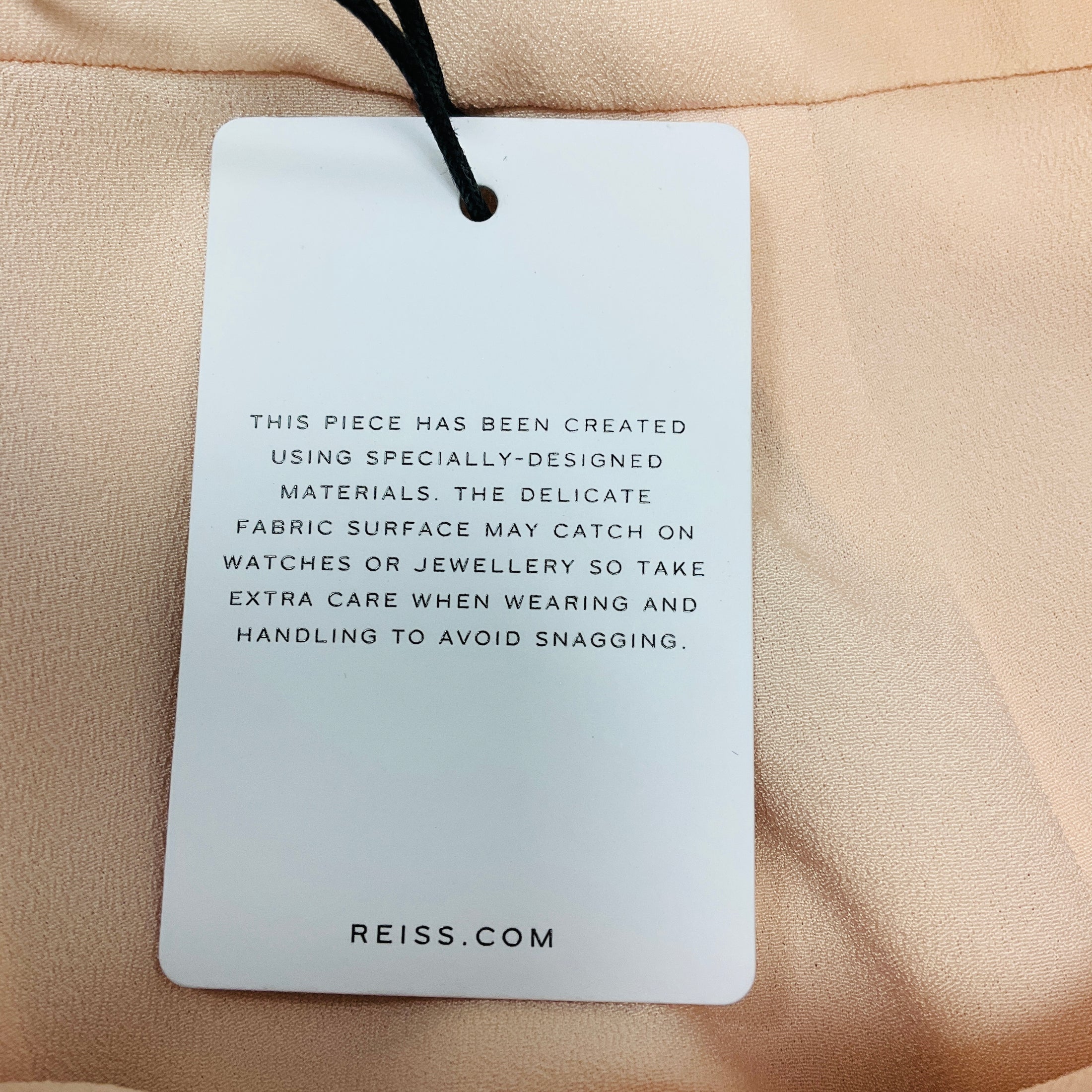 Reiss Blush Pink Crepe Midi Dress