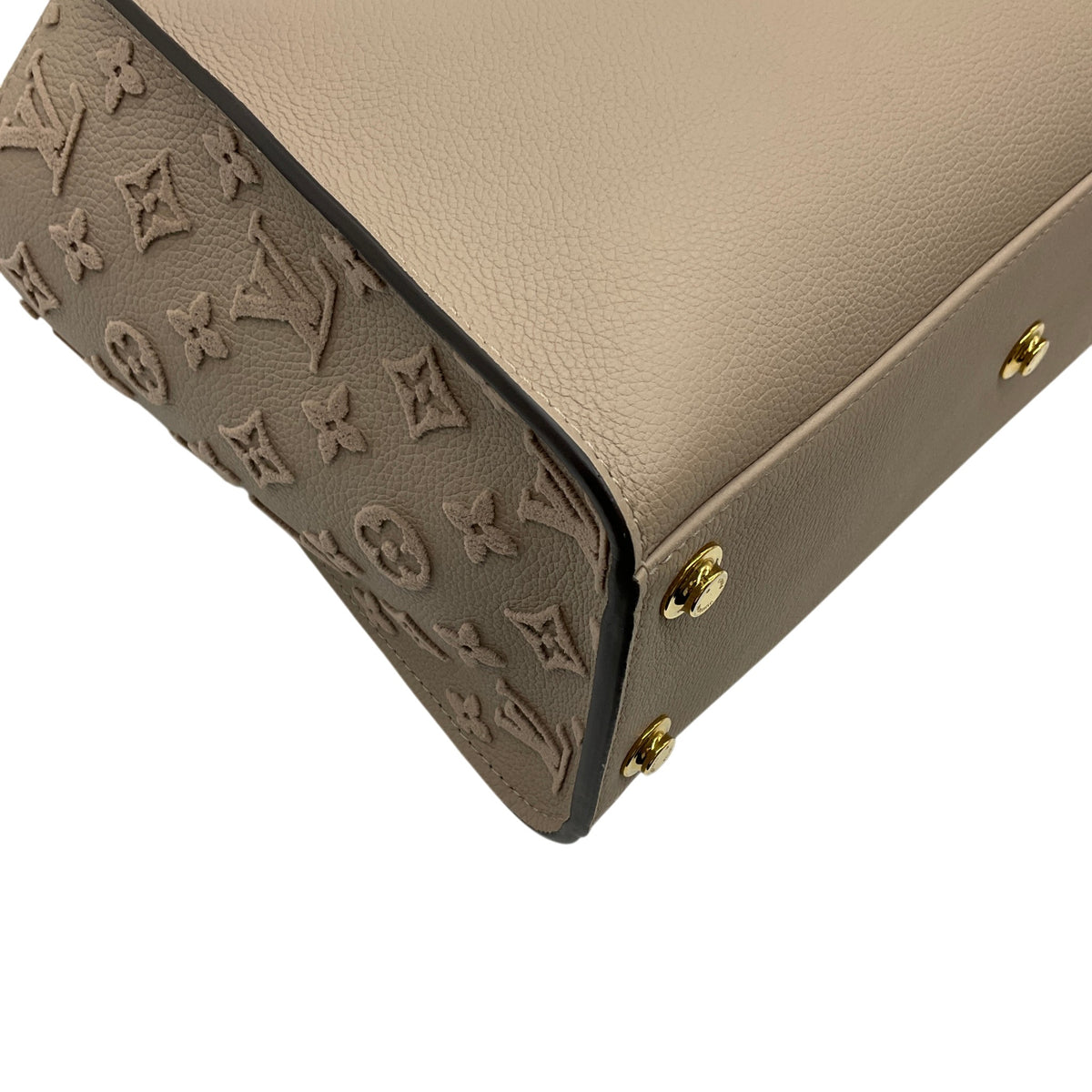 Louis Vuitton Taupe / Ivory On My Side MM Bag