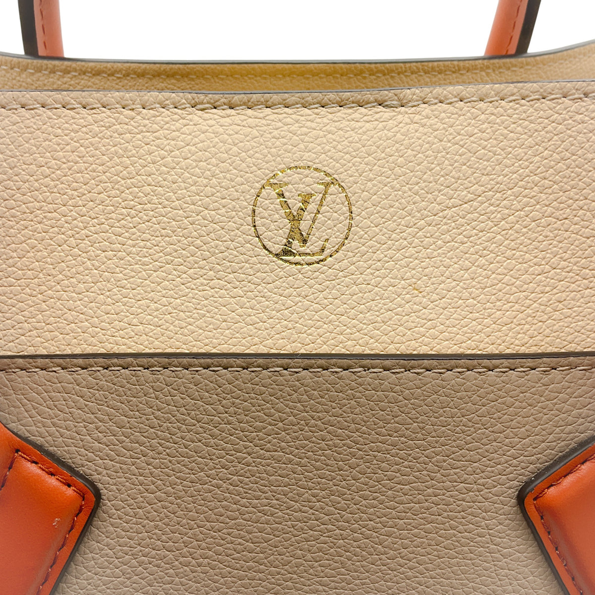 Louis Vuitton Taupe / Ivory On My Side MM Bag