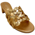 Load image into Gallery viewer, Gianvito Rossi Mekong Gold Leather Amalfi 85 Sandals

