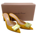 Load image into Gallery viewer, Gianvito Rossi Mimosa Satin Jaipur 85 Mules
