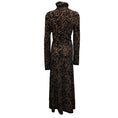 Load image into Gallery viewer, Rachel Comey Black Autumnal Swirl Chenille Jacquard Efete Dress
