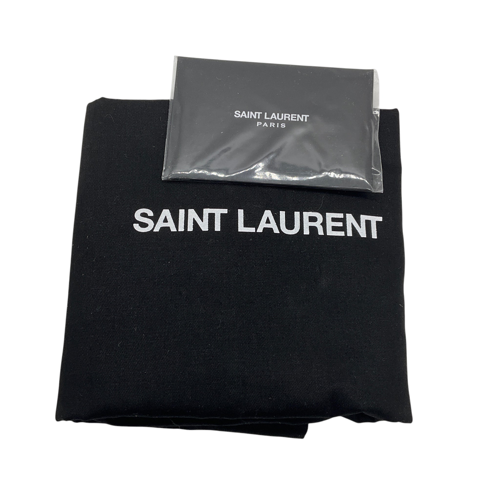 Saint Laurent White Medium Crinkled Calfskin Niki Shoulder Bag