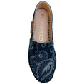 Load image into Gallery viewer, Etro Dark Blue Floral Denim Espadrilles
