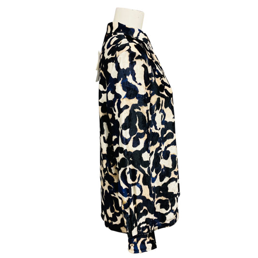 forte_forte Ink Multi Le Stampe Velvet Shirt Blouse