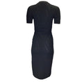 Load image into Gallery viewer, Fendi Black FF Monogram Short Sleeved Knit Midi Dress
