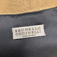 Load image into Gallery viewer, Brunello Cucinelli Tan Fringed Cropped Linen Vest with Monili
