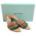 Load image into Gallery viewer, Aquazzura Pastel Rainbow Rendezvous Sandals
